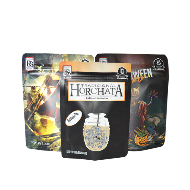 Wholesale Zipper Bags Stand Up Pouch Smell Proof Cali Packs Mylar Plastic Packaging Bags