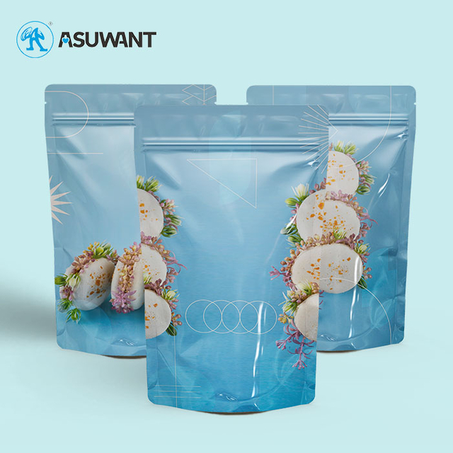 Stand Up Pouch Food Packaging Bags Zip Lock Aluminum Plastic Bags Customized Baggies