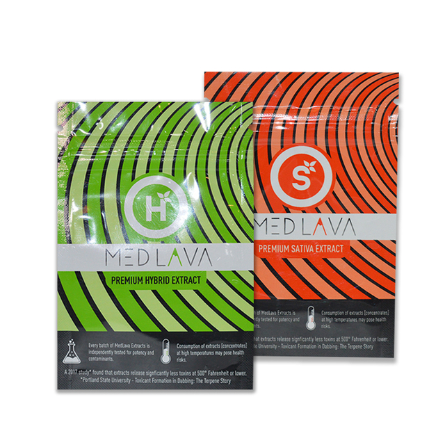 Resealable Ziplock Mylar Smell Proof Bag For Hearbs Cannabis