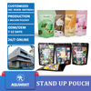 Supplier Custom Printed Edible Stand Up Zip Lock Mylar Foil Ziplock Smell Proof Cookie 3.5g Holographic Packaging Bags