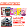 Asuwant Packaging Plastic 7g 14g 28g Smell Proof Black Custom Printed Zip Lock Packaging Mylar Bag Packaging With Window