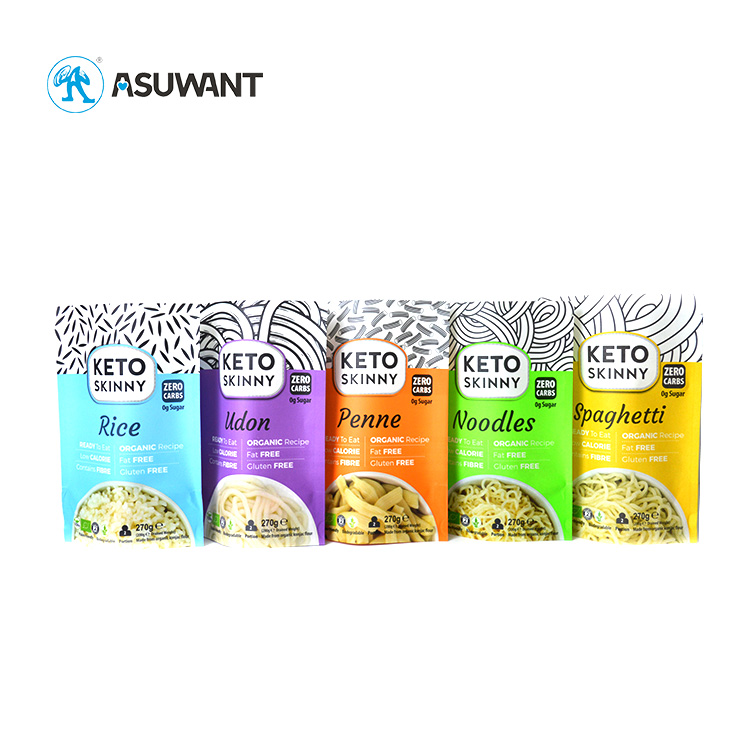 Custom Printed Noodles Mylar Bags Smell Proof Stand Up Pouch Foil Plastic Pre-Roll Packaging for Food Industry