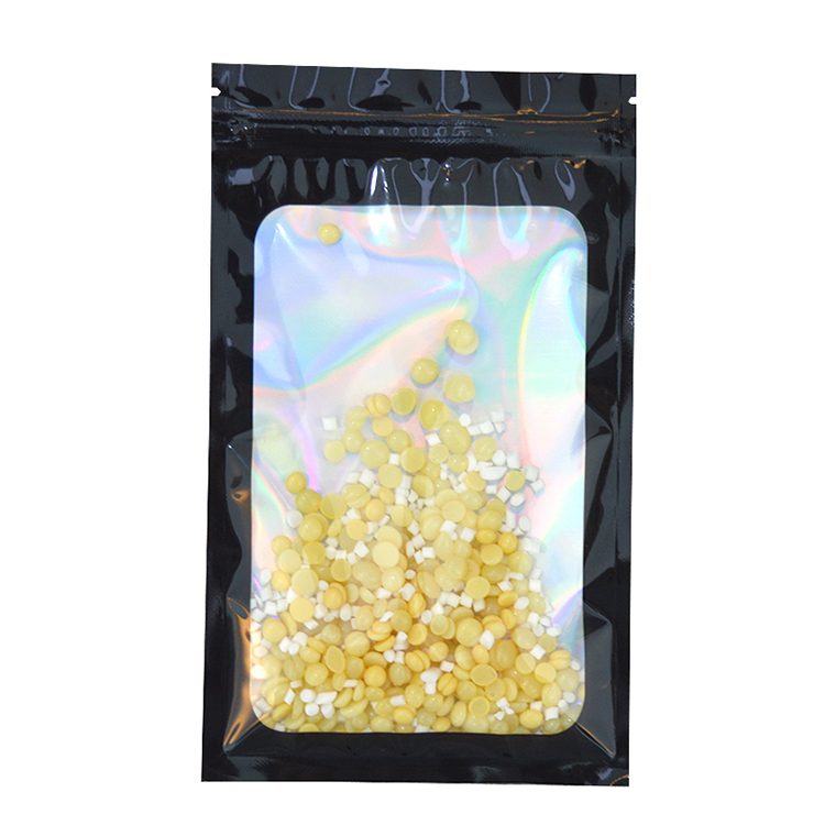 Biodegradable Laser Rainbow Holographic Packaging Bags For Lipgloss, Jewelry, Eyelash Packaging
