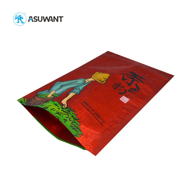 Colorful Resealable Pouch Standing Up Pouch Coffee Tea Bags Soft Touch Ziplock Bags