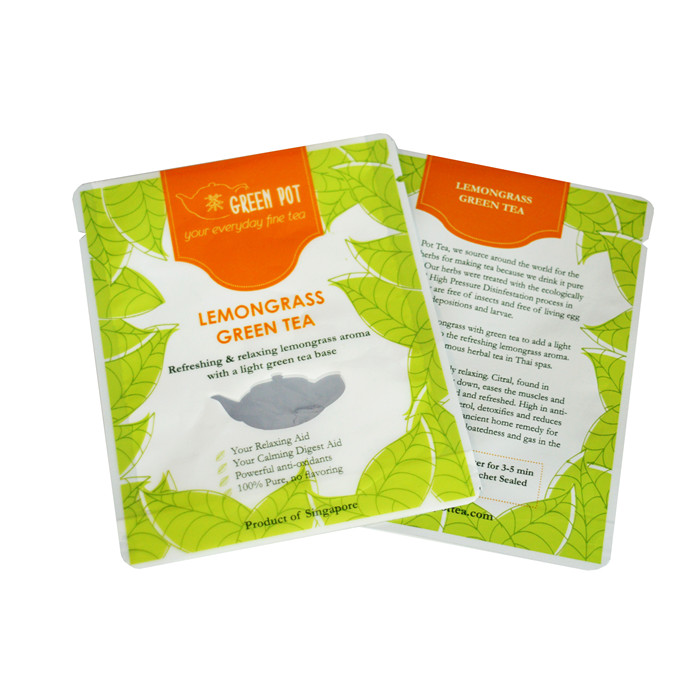 Custom Printed Tea Leaf Coffee Pouch Bag 250g500g Laminated Aluminum Foil Eco Coffee Packaging