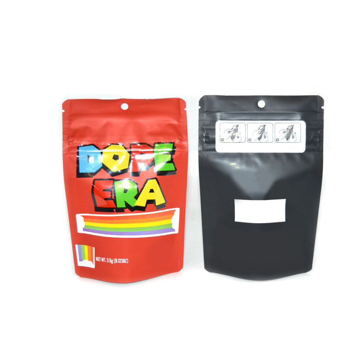 3.5g 7g 12g Plastic Child Proof Gummy Candy Edible Mylar Ziplock Stand Up Pouch Packaging Bags