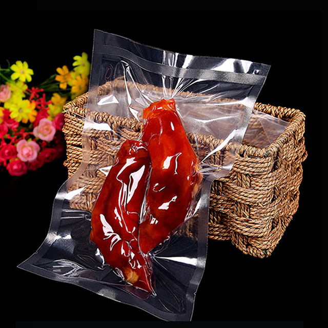 Heat Sealing Food Storage Clear Pe Nylon Vaccum Seal Bag