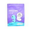 Customized Pet Blue Bag Dog Food with Zipper Eight-side Seal Flat Bottom Packaging
