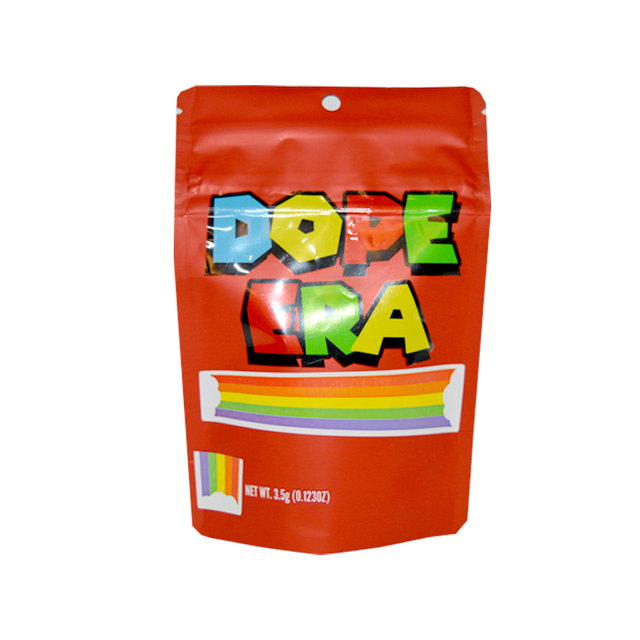 Heat Seal Aluminum Foil Candy Sugar Doypack Stand Up Pouch Food Packaging Bags