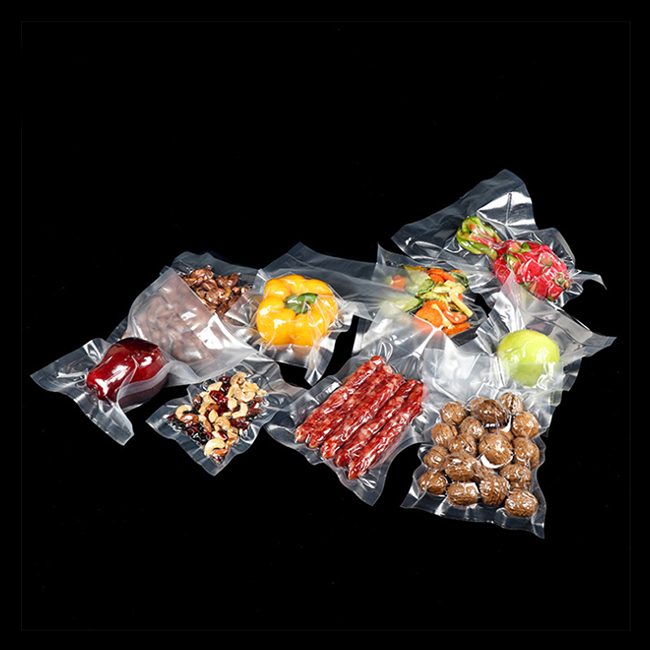 Nyloner Clear Frozen Fresh Food Kitchen Embossed Vacuum Bags For Meat Vacuum Storage Bags
