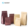 Reusable Grocery Aluminum Foil Coffee Plastic Bags with Flat Bottom Gravure Printing
