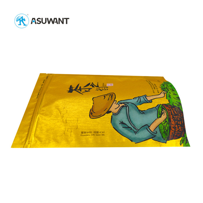 Resealable Laminated Aluminum Foil Plastic Bags/tea/coffee/food Package for Packaging