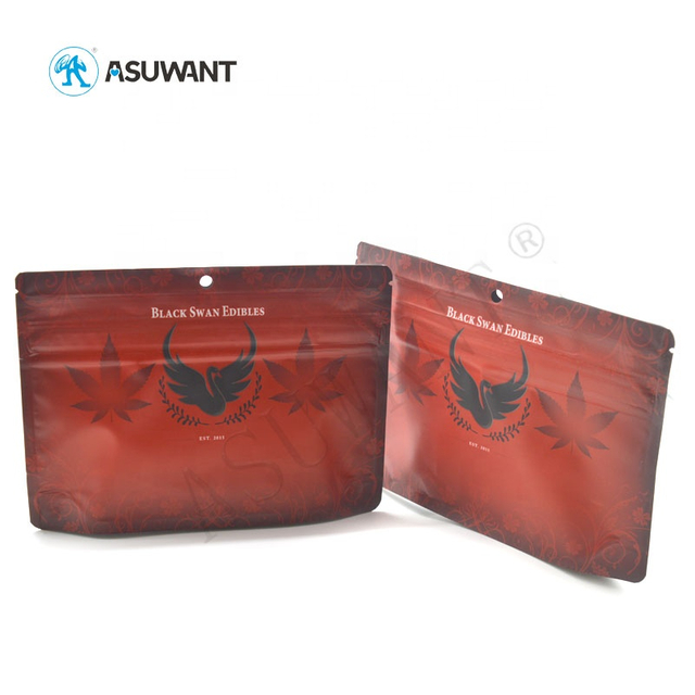 Wholesale AYW Double Zipper 3.5 G Edibles Child Smell Proof Packaging Mylar Ziplock Bags