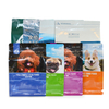 Customized Pet Blue Bag Dog Food with Zipper Eight-side Seal Flat Bottom Packaging