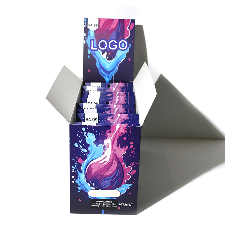 Custom Paper Cardboard Shelf Ready Product Retail Packaging Counter Display Packaging Box