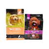 Customized Pet Blue Bag Dog Food with Zipper Eight-side Seal Flat Bottom Packaging