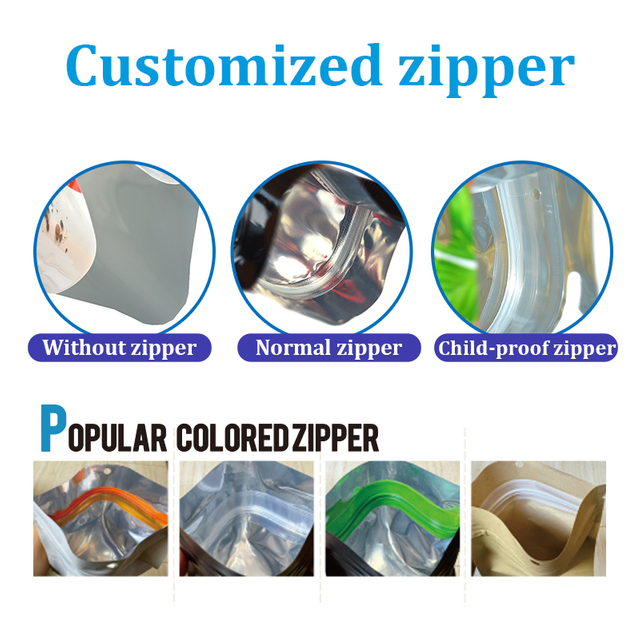 Doypack Child Resistant 3.5 Bag Custom Printed Stand Up Pouch Smell Proof Ziplock Edible Packaging Mylar Bags