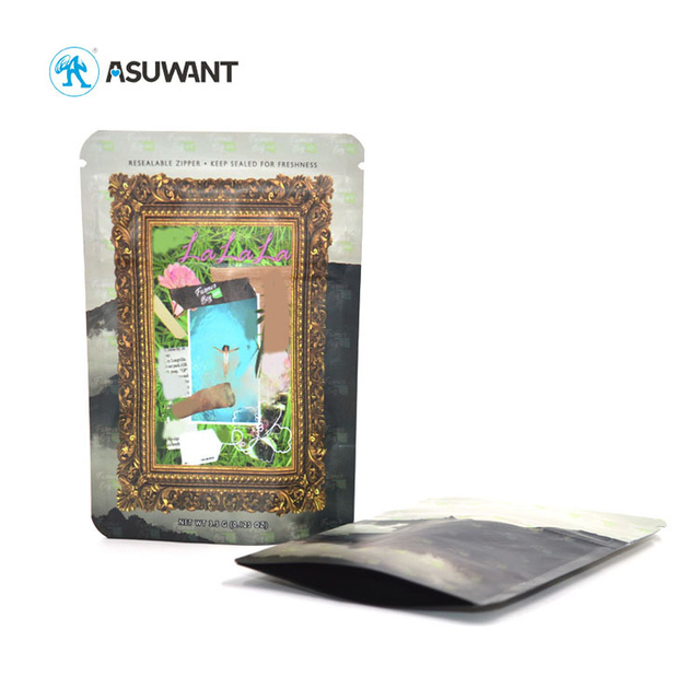 Kush 8th Exotic Premium Weed Tobacco 420 Packaging Plastic Zipper Bags