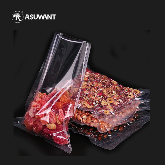 Nyloner Clear Frozen Fresh Food Kitchen Embossed Vacuum Bags For Meat Vacuum Storage Bags
