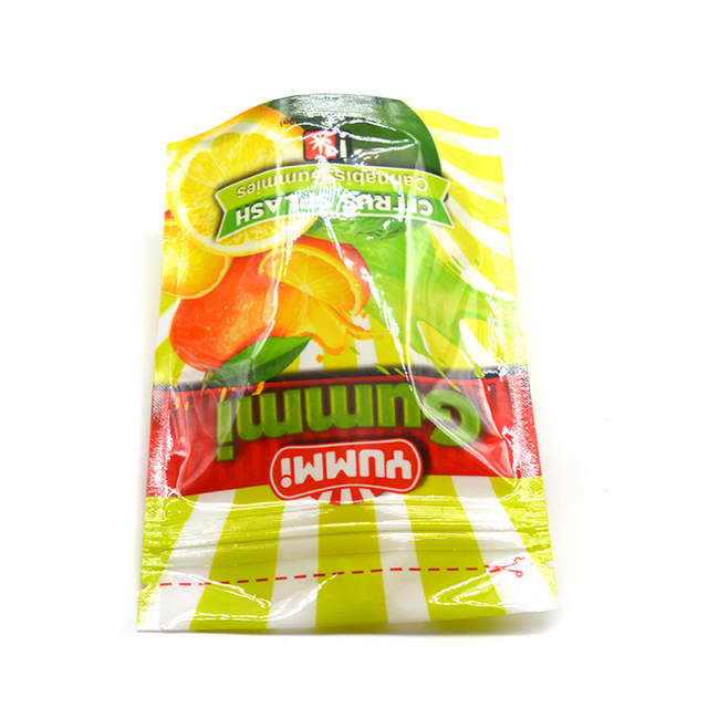 Resealable Stand Up Pouch Cannaburst Cali Dispensary Packaging Zkittles Gummies Candy Bag