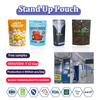 Customized Foil Mylar SmLaminated Material Stand Up Food Plastic Bag With Own Logo Printing Stand Up Zipper Pouch 