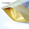 Biodegradable Laminated kraft Paper Bag Custom Zipper Top kraft Food Packaging Zip Stand Up pouch Bags With Window
