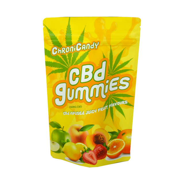 Biodegradable 420 Gummies Bear Candy Bag Food Cartridge Packaging Stand Up Pouch