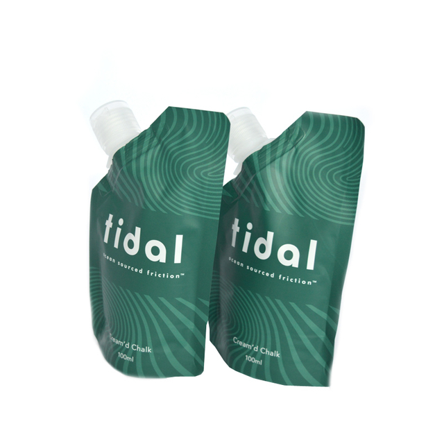 Custom Printed 250ml 500 Ml Aluminum Foil Spout Pouch Water Packaging with Caps