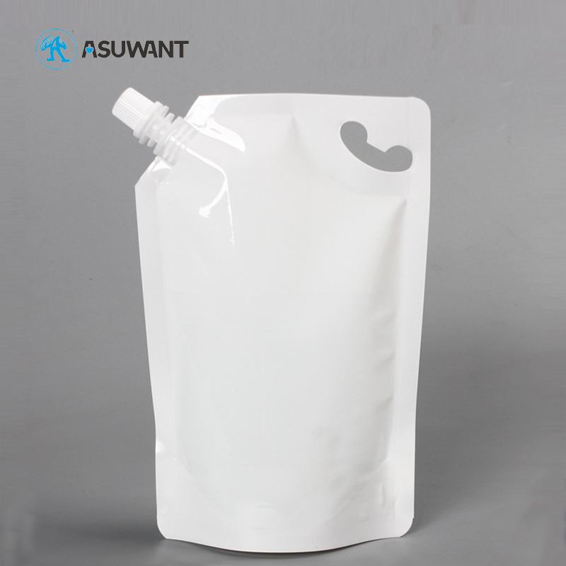 Custom BPA Free 1L 5L Large Liquid Spout Pouch Standing Portable Oil Water Pouch
