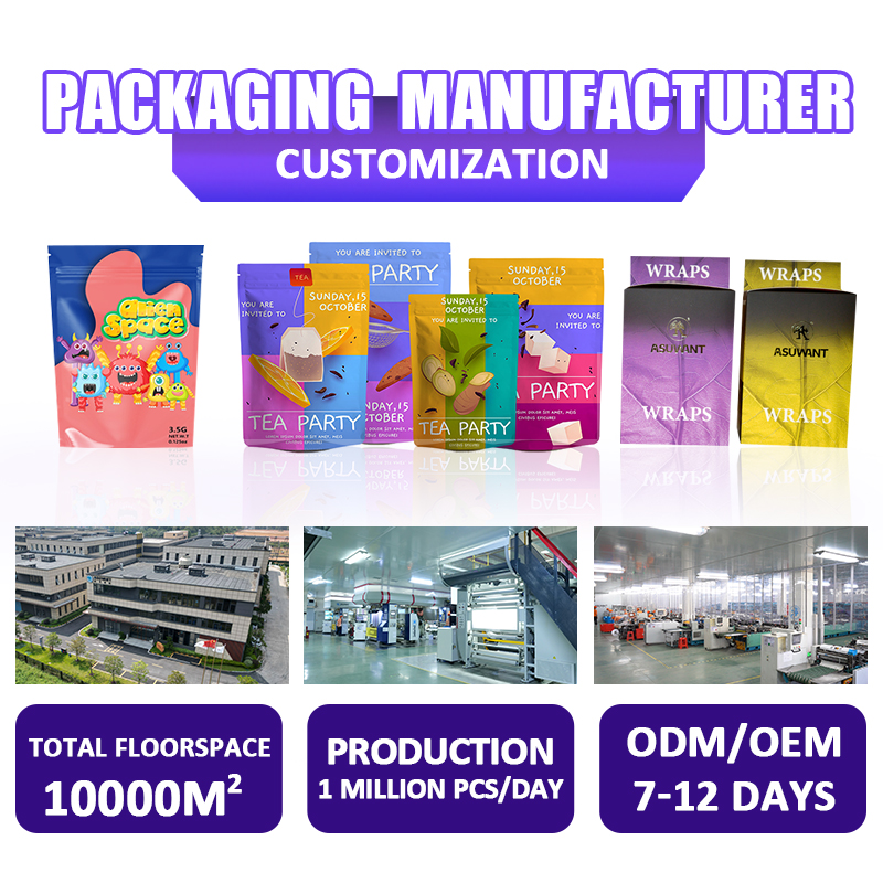 Laminated Material 3.5 Stand Up Zipper Pouch Dispensary Pacakging Food Plastic Bag with Own Logo Printing
