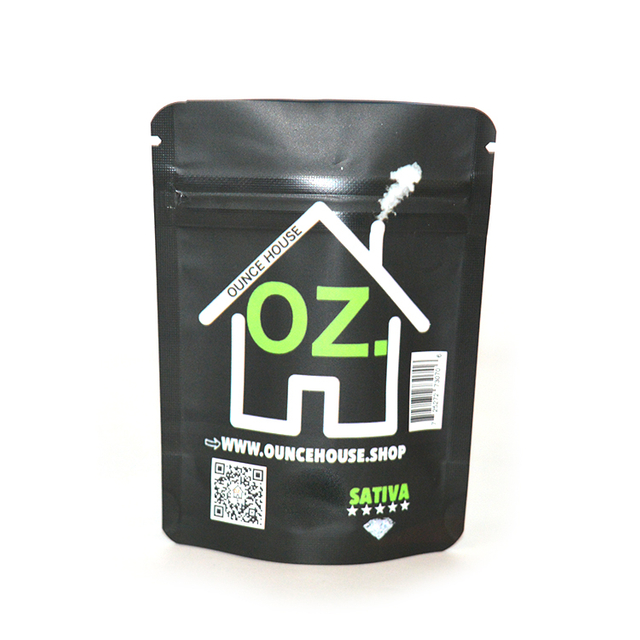 Reusable 420packaging Dispensary Weed Plastic Zipper Mylar Smell Proof Bags