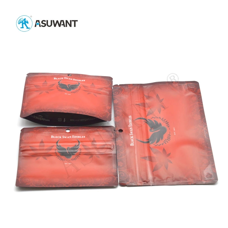 Wholesale AYW Double Zipper 3.5 G Edibles Child Smell Proof Packaging Mylar Ziplock Bags