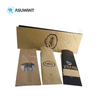 Custom Aluminum Foil Matt Black Coffee Beans Packaging Side Gusset Bags With Degassing Valve