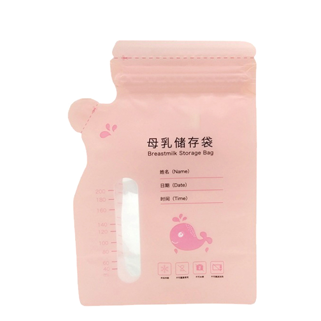 Eco Friendly Plastic Packaging Breast Milk Pouch For Baby Food