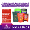 Custom Print Resealable Plastic Food Seal Packaging Ziplock Foil Pouch 3.5g 7g 14g Zipper Smell Proof Candy Mylar Bag With Logo