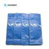 OEM Production Print Blue Coffee Tea Powder Bags PET / PE Laminated Foil With Pocket Zip Lock