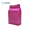 Custom Printed Matt Aluminum Foil 100g 250g 500g 1kg 12 Oz Plastic Flat Bottom Coffee Bag With Valve