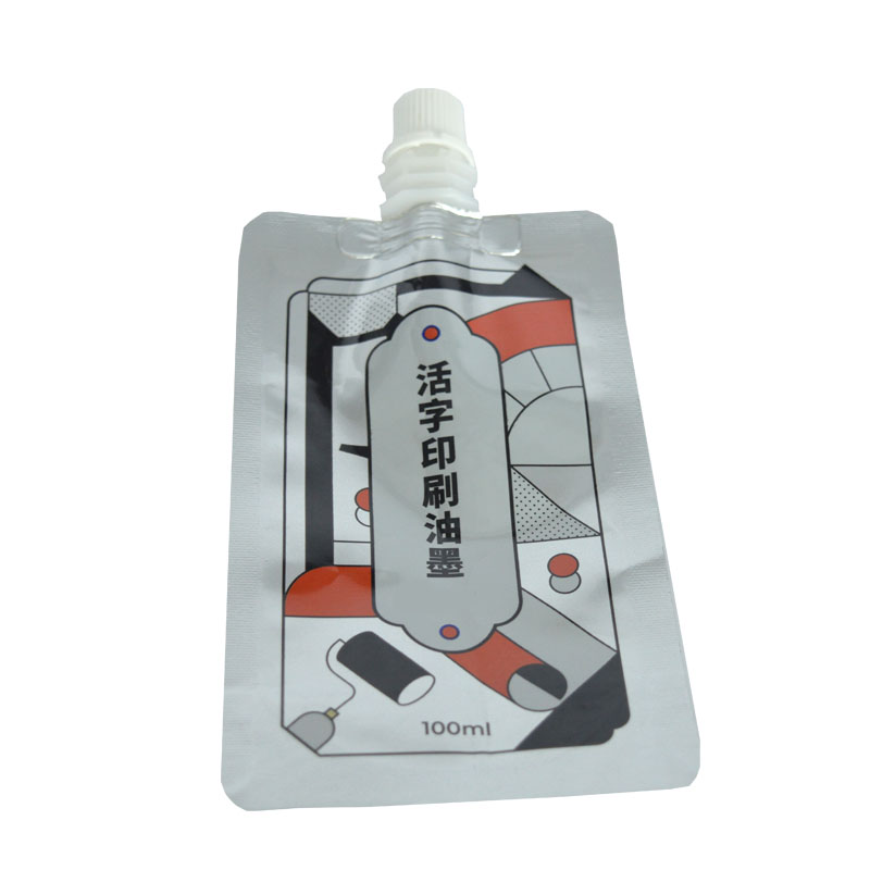 Customized Biodegradable Liquid Food Disposable Plastic Juice Drink Spouted Pouch