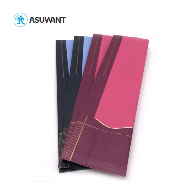 Custom Small Empty 250g 100g Side Gusset Coffee Bags with Valve