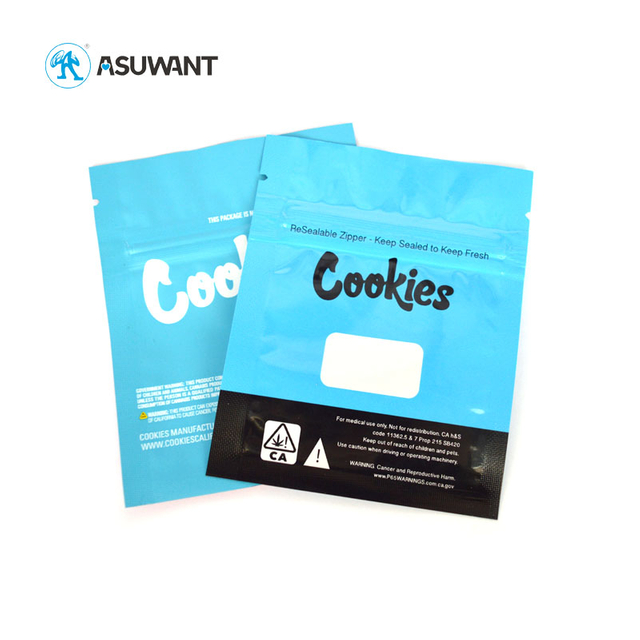Heat Sealable Small Sachet Cigarettes Bags Cookies Dispensary Packaging For Flower Seed Hemp