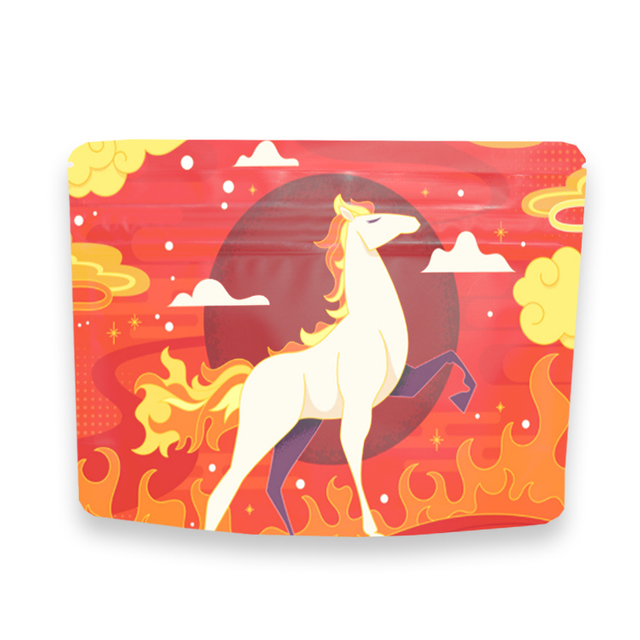 Compostable Mylar Food Cookies Exotic 3.5g 1/8 8th Smell Proof Bags Stand Up Pouch