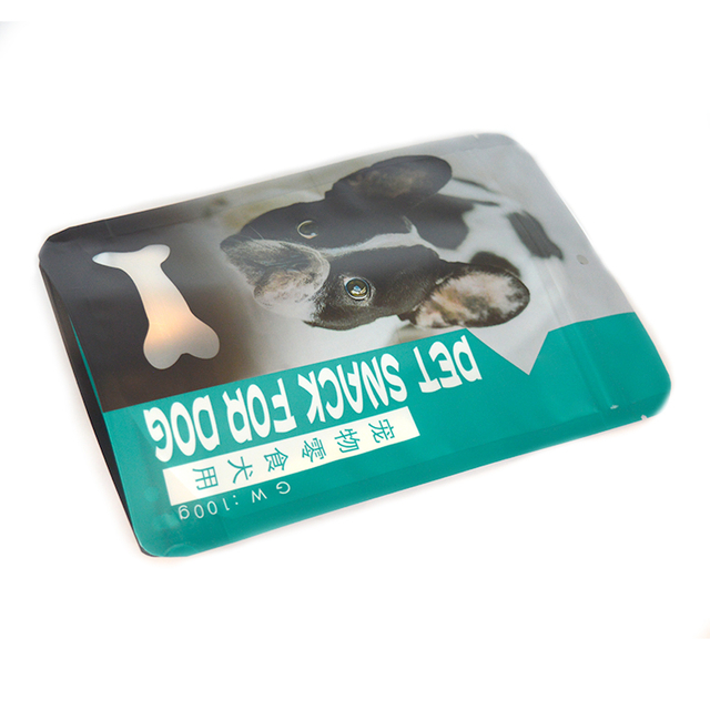 Custom Logo Printed Resealable Pfas in Pet Food Bags Stand Up Zipper Pouch