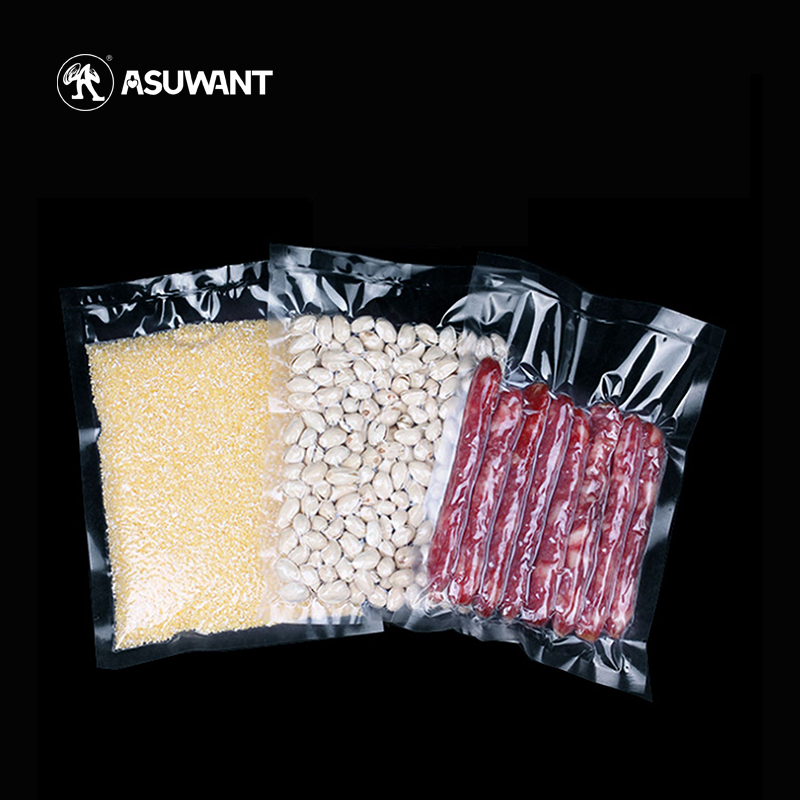 Clear Transparent Nylon PE Laminated Plastic Food Storage Packaging Vacuum Sealer Bags