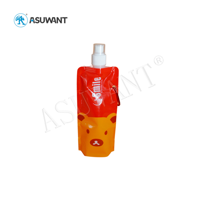 Water Pouches Clear Beverage Drink Zip Lick Bag Liquid Juice Packaging Plastic Stand Up Spout Pouch Fruit Jelly Doypack